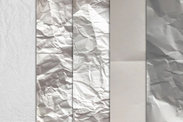 2 Crumpled Paper Textures x10 (1820)
